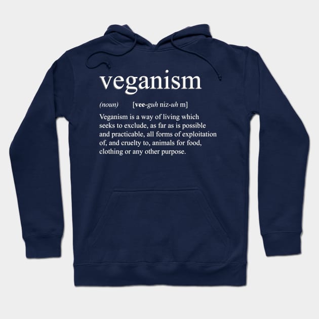 Definition of Veganism Hoodie by bluerockproducts